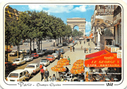 PARIS CHamps Elysees L Arc De Triomphe Vu Des Champs Elysees 15(scan Recto-verso) MA2016 - Champs-Elysées