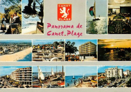CANET PLAGE  Panorama  13   (scan Recto-verso)MA2031Bis - Canet Plage