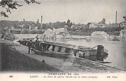 LAGNY Le Pont De Pierre Detruit Par Le Genie Francais 3(scan Recto-verso) MA2029 - Lagny Sur Marne