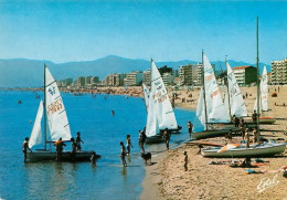 CANET PLAGE L'école De Voile  37   (scan Recto-verso)MA2046Bis - Canet Plage