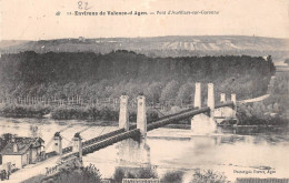 Environs De VALENCE D AGEN Pont D Auvillars Sur Garonne 22(scan Recto-verso) MA2043 - Valence