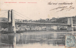 AUVILLAR Pont Suspendu 19(scan Recto-verso) MA2043 - Auvillar