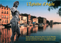 L EPHEBE D AGDE Statue Antique En Bronze Datee Du IVe S Avant JC 30(scan Recto-verso) MA2055 - Agde