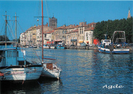 AGDE Cite Grecque Fondee En 540 Av Jc Les Quais De L Herault 16(scan Recto-verso) MA2055 - Agde