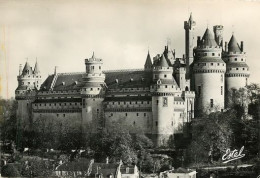 PIERREFONDS Le Chateau  Angle Sud Ouest Tours Cesar Et Charlemagne  8   (scan Recto-verso)MA2052Ter - Pierrefonds