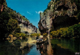 GORGES Du Tarn   Barque Dans Les Détroits   10   (scan Recto-verso)MA2048Ter - Gorges Du Tarn