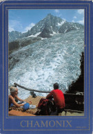 MASSIF DU MONT BLANC L L Aiguille Du Midi Le Glacier Des Bossons Vue Des Pyramides 21(scan Recto-verso) MA2048 - Chamonix-Mont-Blanc
