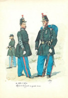 DOUANE  1852 1870  Officier Et Douanier En Grande Tenue  52 (scan Recto-verso)MA2062Ter - Aduana