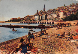 MENTON Un Coin De La Plage  2(scan Recto-verso) MA2061 - Menton