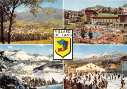 VILLARD DE LANS Vues Generales La Piscine La Patinoire 25(scan Recto-verso) MA2059 - Villard-de-Lans