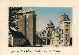 PAU Le Chateau Facade Est Le Donjon  15  (scan Recto-verso)MA2058Bis - Pau