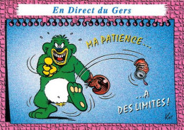 GERS  En Direct  Du Gers Mascotte Ours Vert     25 (scan Recto-verso)MA2056Ter - Auch