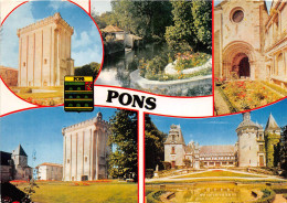 PONS Le Donjon Les Bords De La Seugne 10(scan Recto-verso) MA2070 - Pons