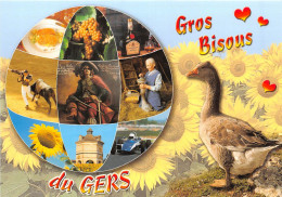 Gros Bisous DU GERS En Parcourant Le Gers 29(scan Recto-verso) MA2088 - Andere & Zonder Classificatie