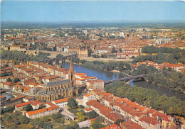 MONTAUBAN Vue Generale Aerienne De La Ville Traversee Par Le Tarn 10(scan Recto-verso) MA2080 - Montauban