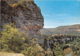 ST ANTONIN NOBLE VAL Route Touristique Dominant La Vallee De L Aveyron Et Le Pont De Serres 7(scan Recto-verso) MA2080 - Saint Antonin Noble Val