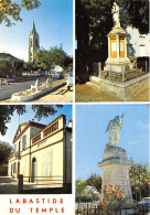 LABASTIDE DU TEMPLE L Esplanade Et L Eglise La Statue De La Vierge 21(scan Recto-verso) MA2077 - Labastide Saint Pierre