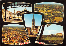 VALENCE D AGEN Place Nouvelle Vue Generale Halle Et Eglise 29(scan Recto-verso) MA2077 - Valence