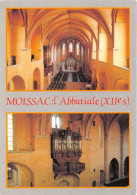 MOISSAC En Quercy L Abbatiale St Pierre La Nef Les Orgues 14(scan Recto-verso) MA2076 - Moissac