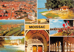 MOISSAC Vue Generale Aerienne Pont Napoleon Et Uvarium 25(scan Recto-verso) MA2076 - Moissac