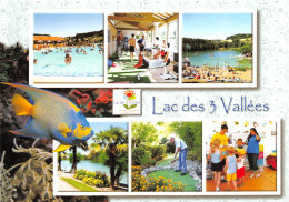 LECTOURE Lac Des Trois Vallees Parc De Loisirs Camping Caravaning 4 Etoiles Piscine 25(scan Recto-verso) MA2094 - Lectoure