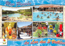 LECTOURE Lac Des Trois Vallees Parc De Loisirs Camping Caravaning 4 Etoiles Piscine 26(scan Recto-verso) MA2094 - Lectoure