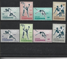 1964 RWANDA 76-83** J.O Tokyo , Basket, Football - Nuovi