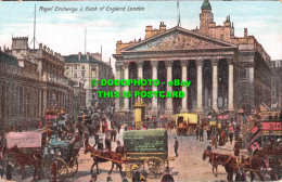 R541271 Royal Exchange And Bank Of England. London. Horses. 1907 - Altri & Non Classificati