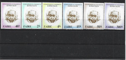 1980 Congo ZAIRE  978-83** Sciences, Einstein - Nuevos