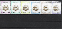 1980 Congo ZAIRE  978-83** Sciences, Einstein - Unused Stamps