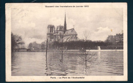 FRANCE CP De Paris -Le Pont De L'Archevêché - Inondations De Janvier 1910. - Inondations De 1910