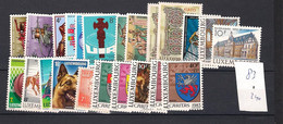 1983 MNH Luxemburg Year Complete According To Michel, Postfris** - Annate Complete