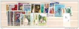 1989 MNH Luxemburg Year Complete According To Michel, Postfris - Annate Complete