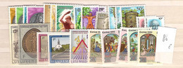 1986 MNH Luxemburg Year Complete According To Michel, Postfris** - Années Complètes