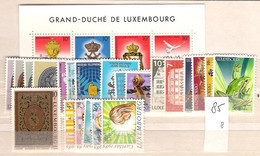 1985 MNH Luxemburg Year Complete According To Michel, Postfris** - Años Completos
