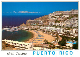 73746634 Puerto Rico Gran Canaria Panorama Kuestenort Hafen Strand Hotels Ferien - Autres & Non Classés