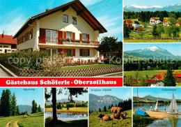 73746450 Oberzollhaus Gaestehaus Schoeferle Panorama Moorweg Schwarzenberger Wei - Autres & Non Classés