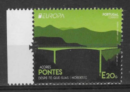 Portugal Acores  2018 , EUROPA CEPT / Pontes / Brücken / Bridge - Postfrisch / MNH / (**) - 2018
