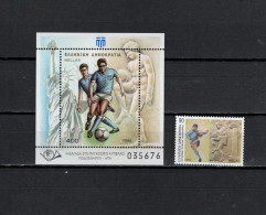 Greece 1994 Football Soccer World Cup Stamp + S/s MNH - 1994 – USA