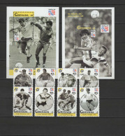 Grenada 1993 Football Soccer World Cup Set Of 8 + 2 S/s MNH - 1994 – Verenigde Staten