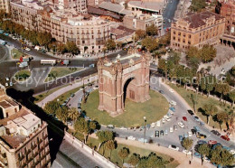 73746330 Barcelona Cataluna Arc De Triomphe Fliegeraufnahme Barcelona Cataluna - Autres & Non Classés