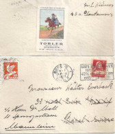 Brief  Genève - Basel - Mannheim  (nachfrankiert)       1932 - Briefe U. Dokumente