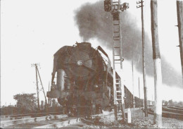 UNE 141 R QUITTANT LE TRIAGE  (Photo Léon DUPUY) - Treinen