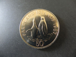 Falkland Islands 50 Pence 1987 - Falklandeilanden