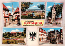 73746168 Bad Windsheim Alter Winkel Panorama Ehrenmal Im Kurpark Schoener Brunne - Bad Windsheim
