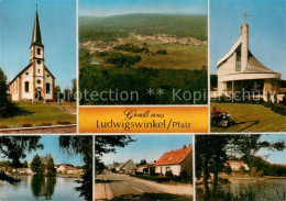 73746160 Ludwigswinkel Kirchen Panorama Seepartien Strasse Ludwigswinkel - Sonstige & Ohne Zuordnung
