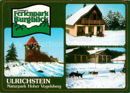 73746104 Ulrichstein Ferienpark Burgblick Schlittenhundegespann Ulrichstein - Sonstige & Ohne Zuordnung