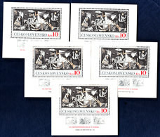 CSSR 1981 N. 10 Blocks Mi. 45 Yv. 51 Picasso Postfrisch MNH** - Ongebruikt