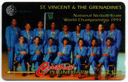 St. Vincent & The Grenadines - Netball (ERROR CARD) - 142CSVF - St. Vincent & Die Grenadinen
