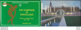 1992 Italia L. 500 XXV Olimpiadi Di Barcellona FDC - Altri & Non Classificati